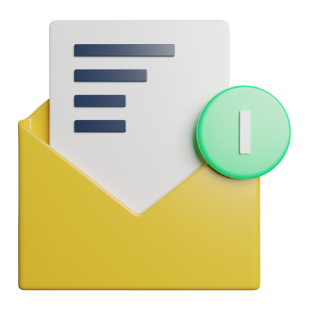 Mail  3D Icon