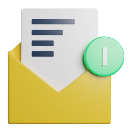 Mail  3D Icon