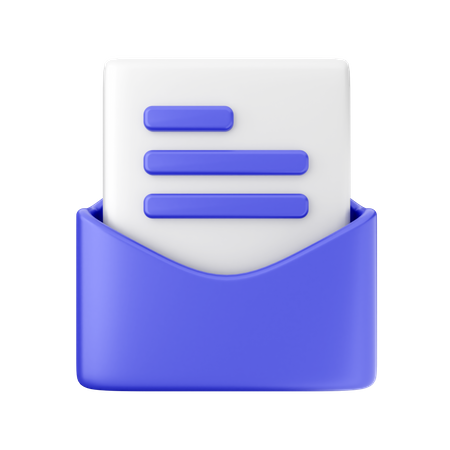 Mail  3D Icon