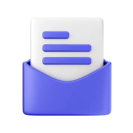 Mail  3D Icon