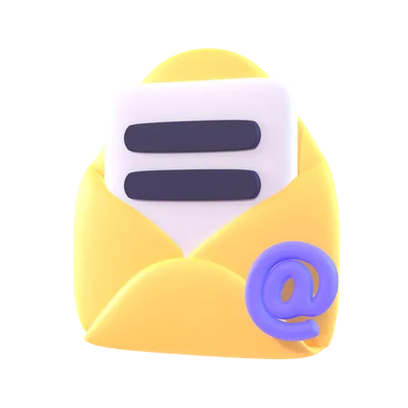 Mail  3D Icon