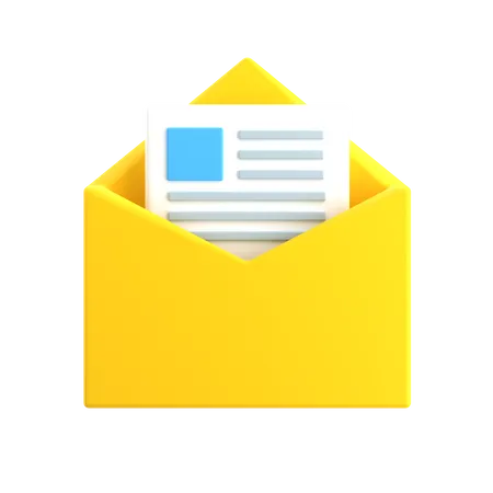 Mail  3D Icon