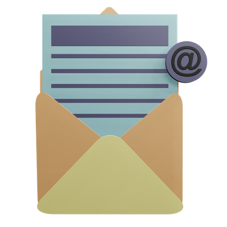 Mail  3D Icon