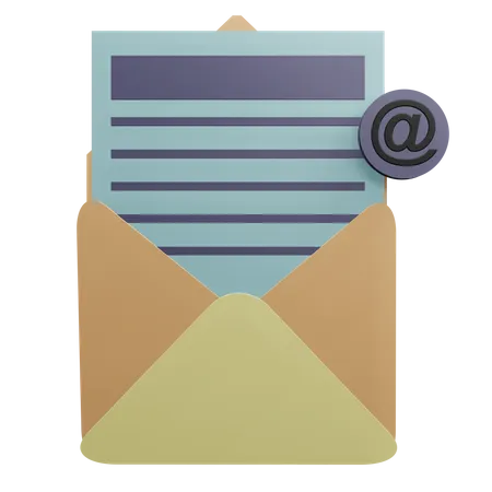 Mail  3D Icon