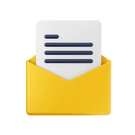 Mail  3D Icon