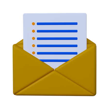 Mail  3D Icon