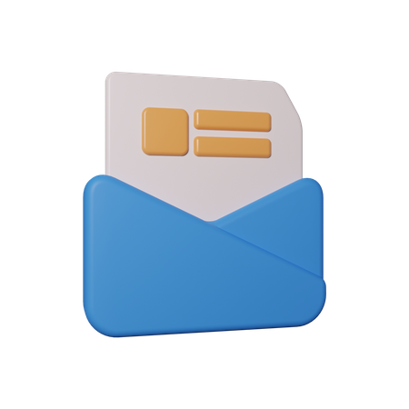 Mail  3D Icon