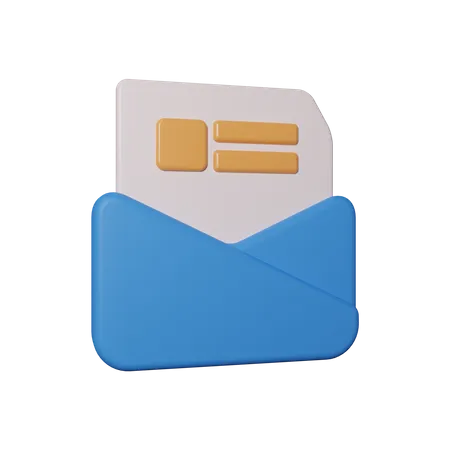 Mail  3D Illustration