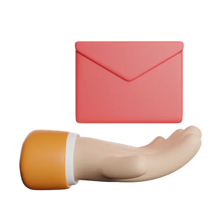 Mail Letter Delivery 3D Icon