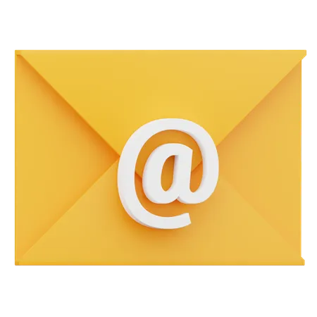3 D Mail Icon Illustration With Isolated Design 3D Icon