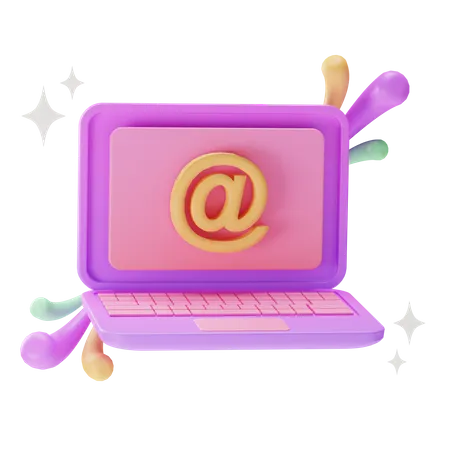 Mail Address  3D Icon