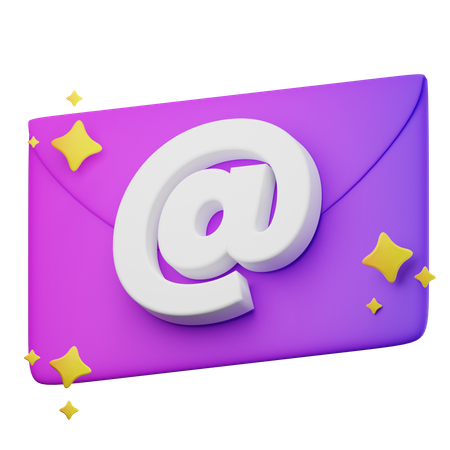 Mail Address 3D Icon