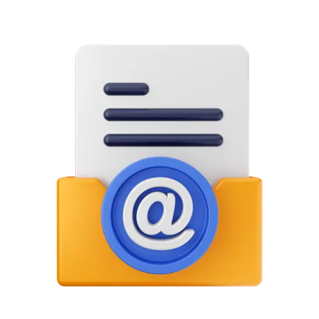 Mail-Adressordner  3D Icon