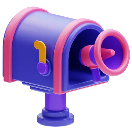 Mail ads  3D Icon