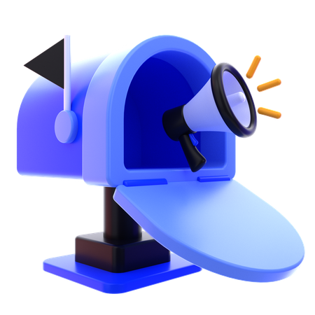 Mail-Anzeigen  3D Icon