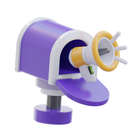 Mail-Anzeigen  3D Icon