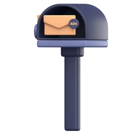 Mail Ads  3D Icon