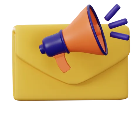 Mail Advertisement 3D Icon