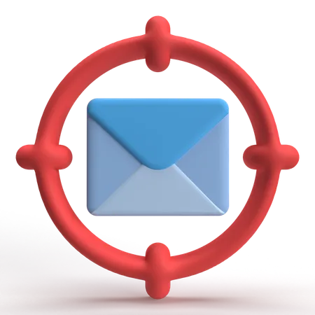 Mail Aim  3D Icon