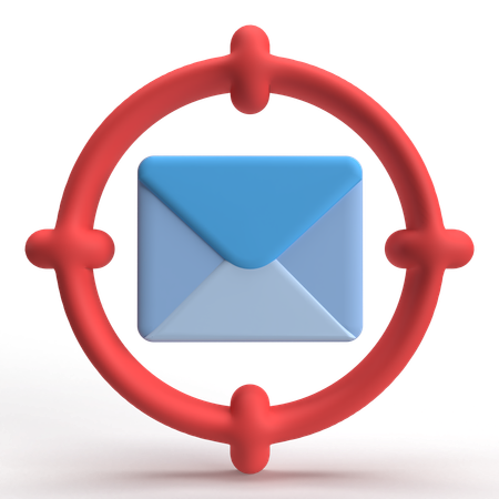 Mail Aim  3D Icon