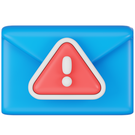 Mail Alert  3D Icon
