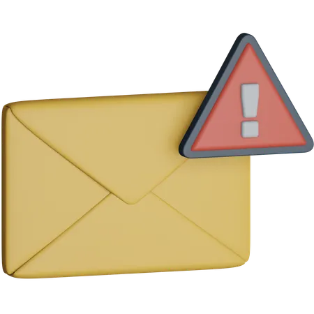 메일 알림  3D Icon