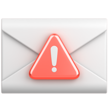 Mail Alert  3D Icon