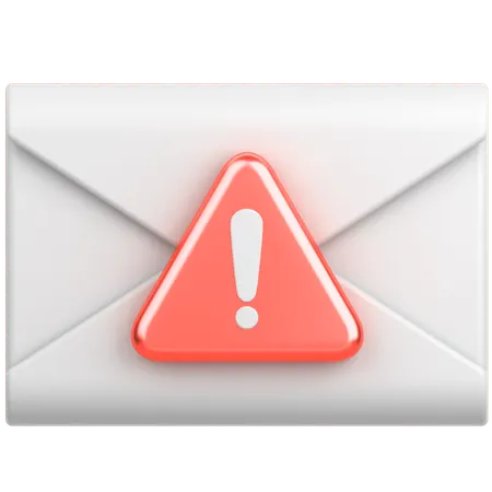 Mail Alert  3D Icon