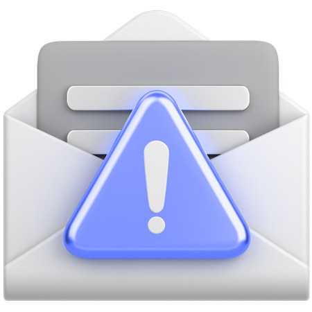 Mail Alert  3D Icon