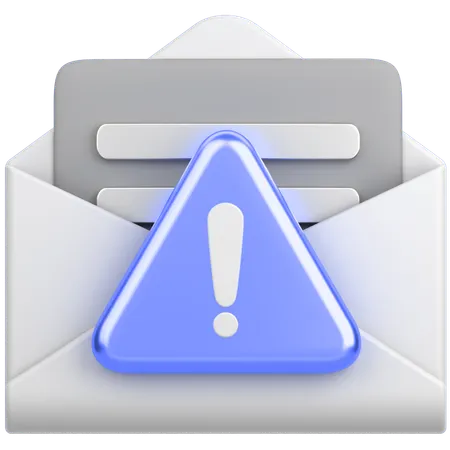 Mail Alert  3D Icon