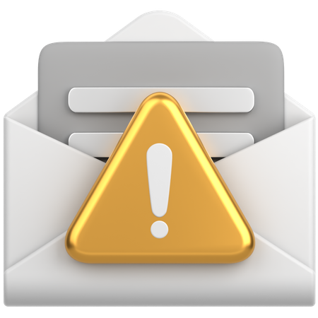 Mail Alert  3D Icon