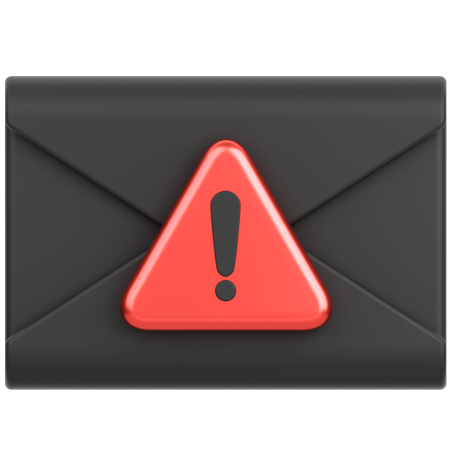 Mail Alert  3D Icon