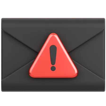 Mail Alert  3D Icon