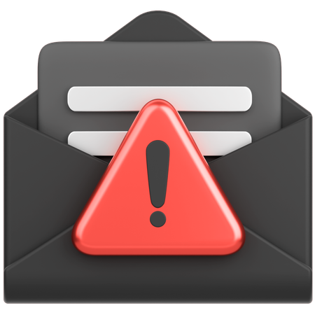 Mail Alert  3D Icon