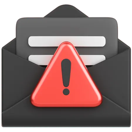 Mail Alert  3D Icon