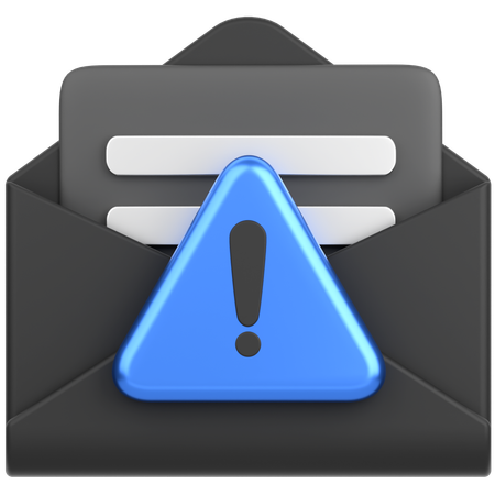 Mail Alert  3D Icon