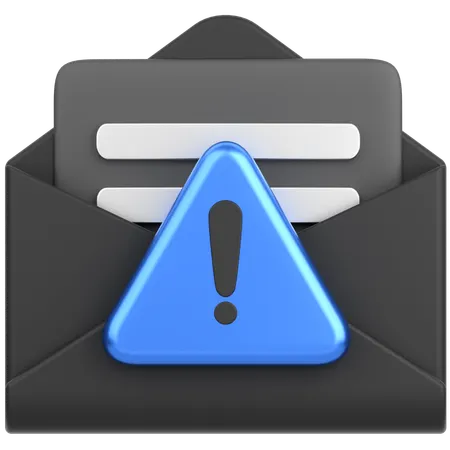 Mail Alert  3D Icon