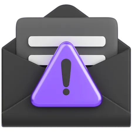 Mail Alert  3D Icon