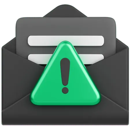 Mail Alert  3D Icon