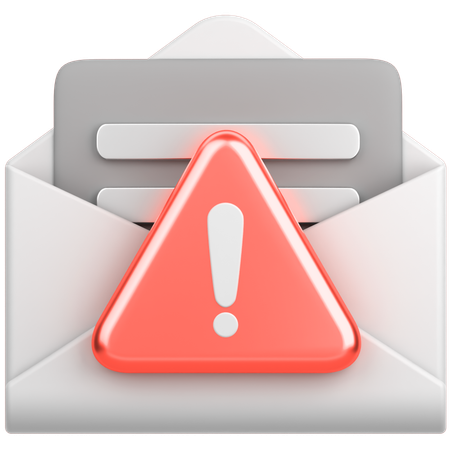 Mail Alert  3D Icon