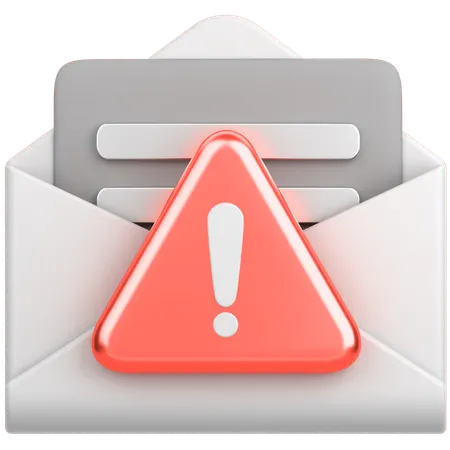 Mail Alert  3D Icon
