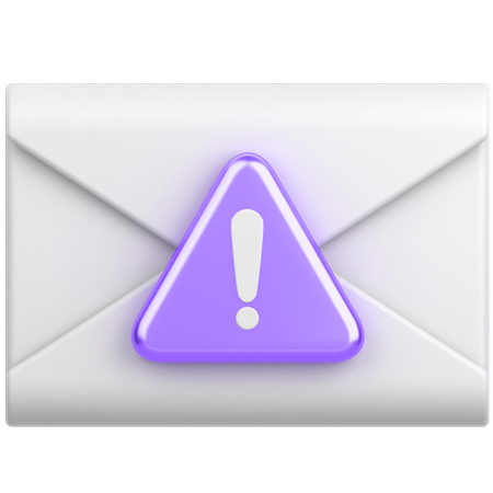 Mail Alert  3D Icon