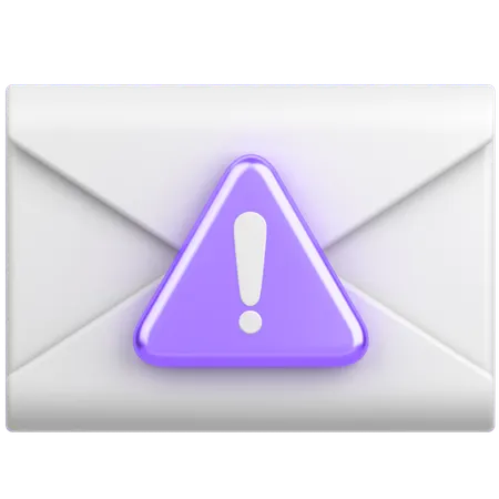 Mail Alert  3D Icon