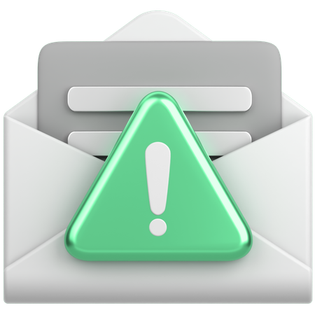 Mail Alert  3D Icon
