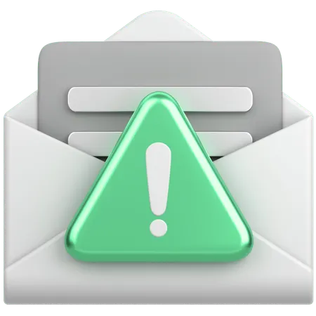 Mail Alert  3D Icon