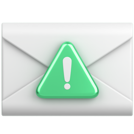 Mail Alert  3D Icon