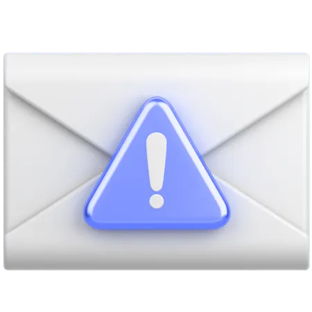 Mail Alert  3D Icon
