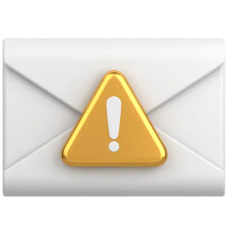 Mail Alert  3D Icon
