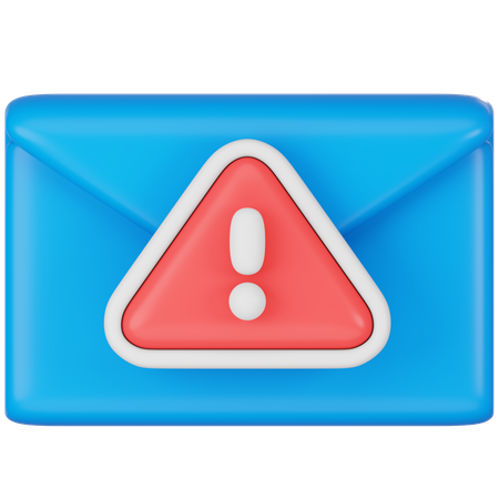 Mail Alert  3D Icon