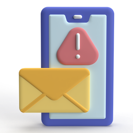 Mail Alert  3D Icon